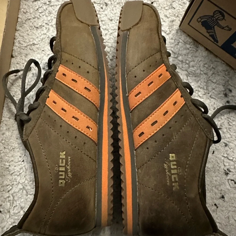 Quick Typhoon M. green and Orange Shoes Made in Italy Size 6